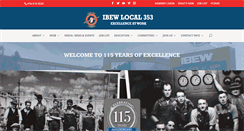 Desktop Screenshot of ibew353.org